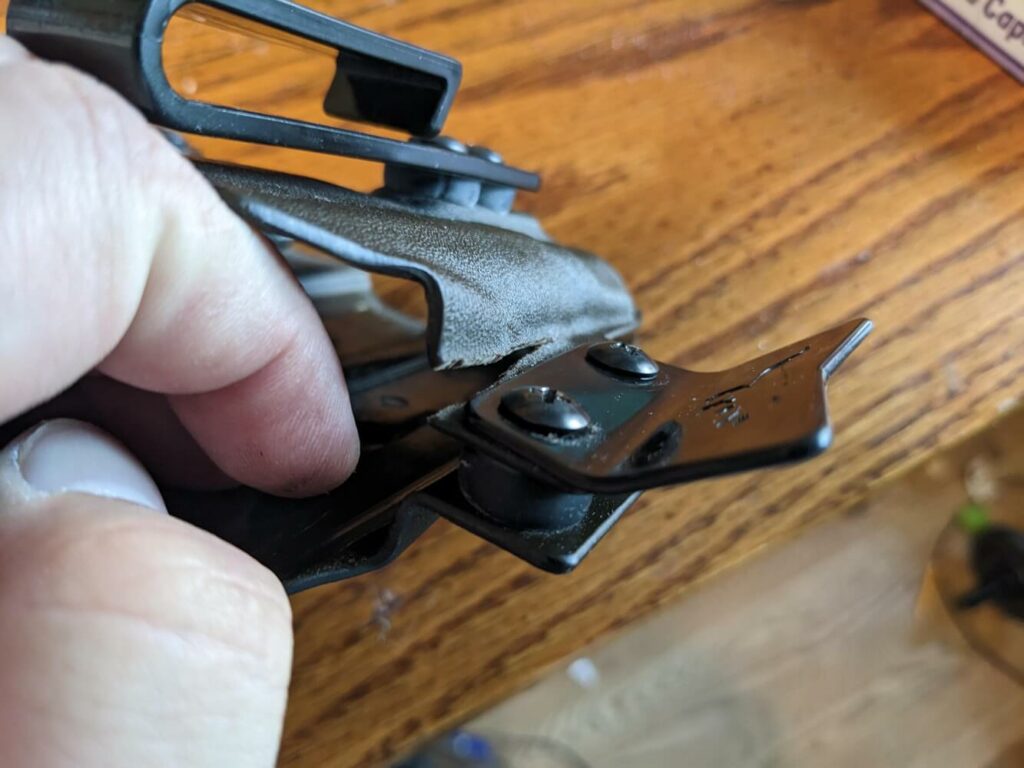 Cracked T.Rex Arms Sidecar Holster